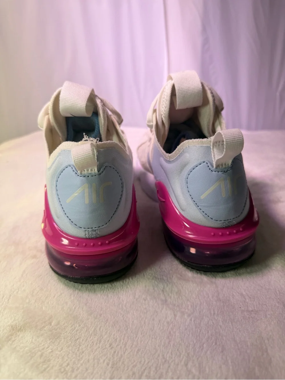 Nike Women’s Air Max White Blue Pink Sneakers